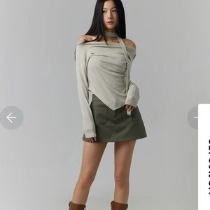 (brand new) Lewkin Olive Mini Skort